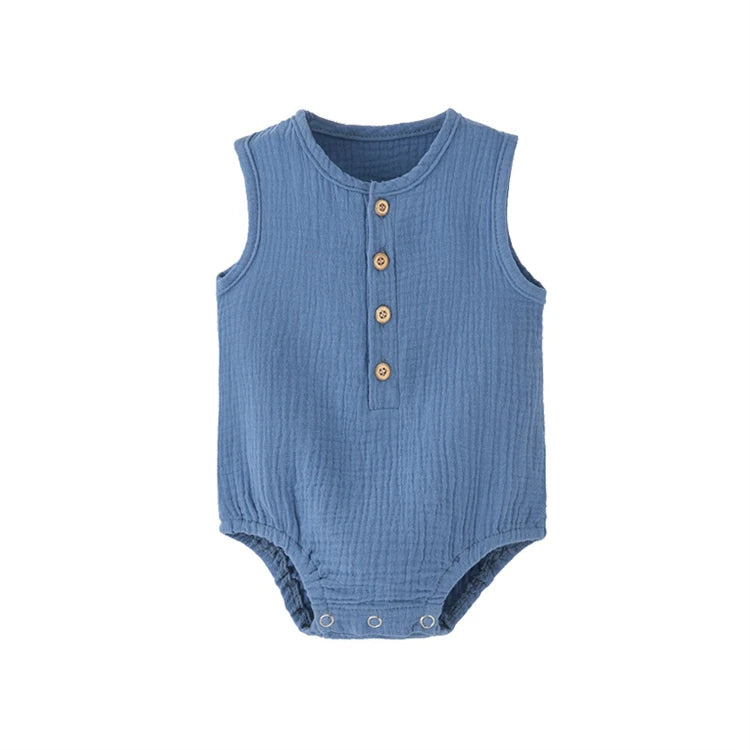 Baby Cotton Linen Romper