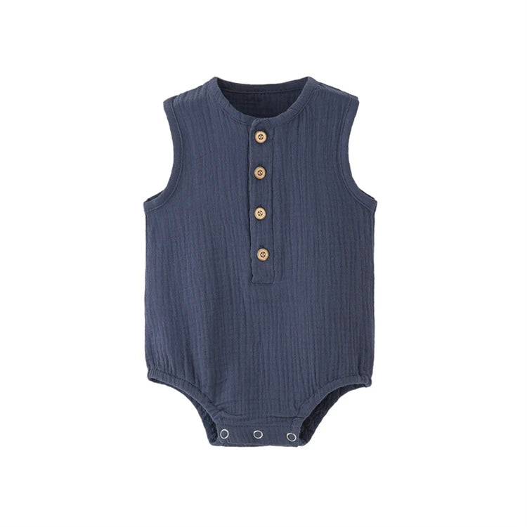 Baby Cotton Linen Romper