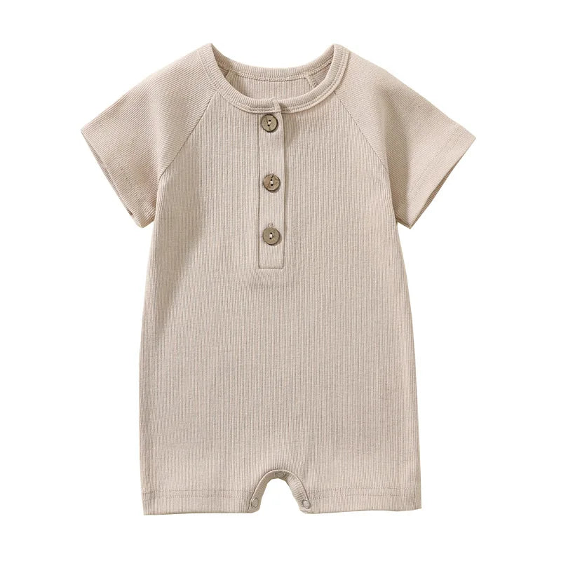 Breathable Baby Playsuit - Short Sleeve Romper