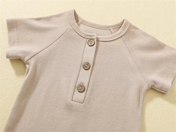 Breathable Baby Playsuit - Short Sleeve Romper