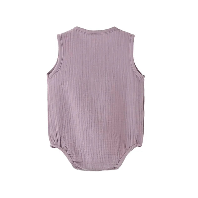 Baby Cotton Linen Romper