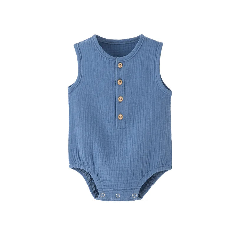 Baby Cotton Linen Romper