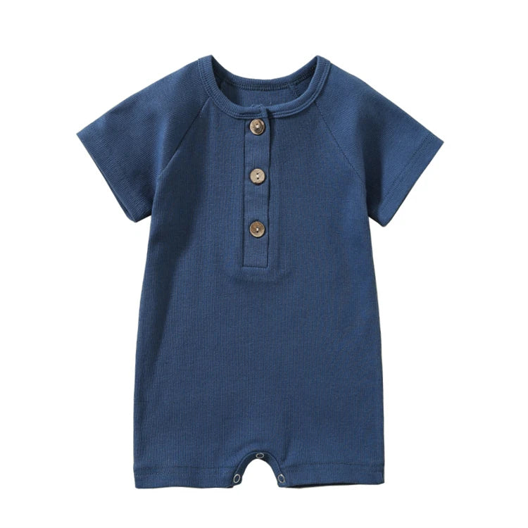 Breathable Baby Playsuit - Short Sleeve Romper