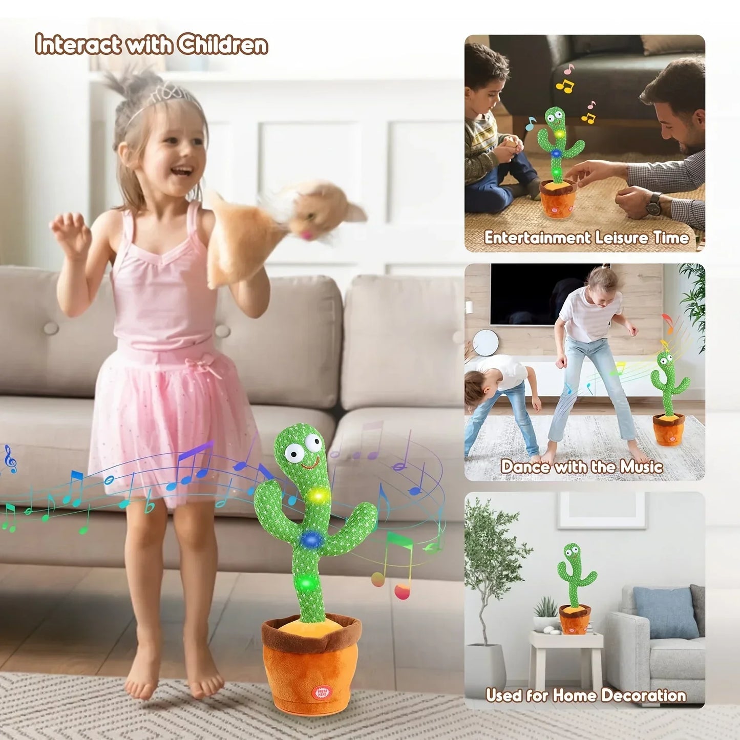 Dancing Talking Cactus Toy