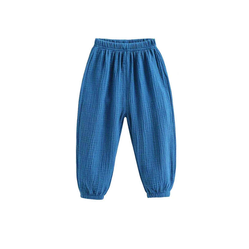 Children's Loose-Fit Pleated Pants