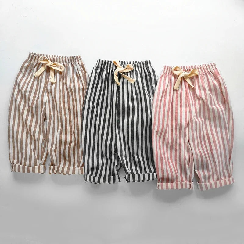 Boys' & Girls Vintage Cotton Pants