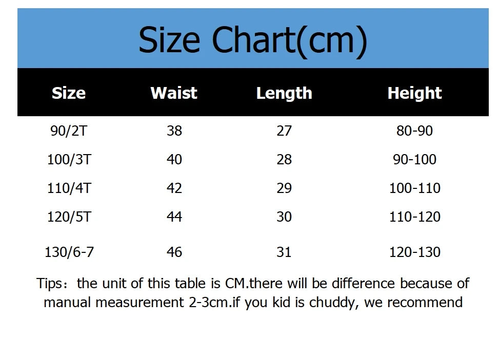 Boys' & Girls Vintage Cotton Pants
