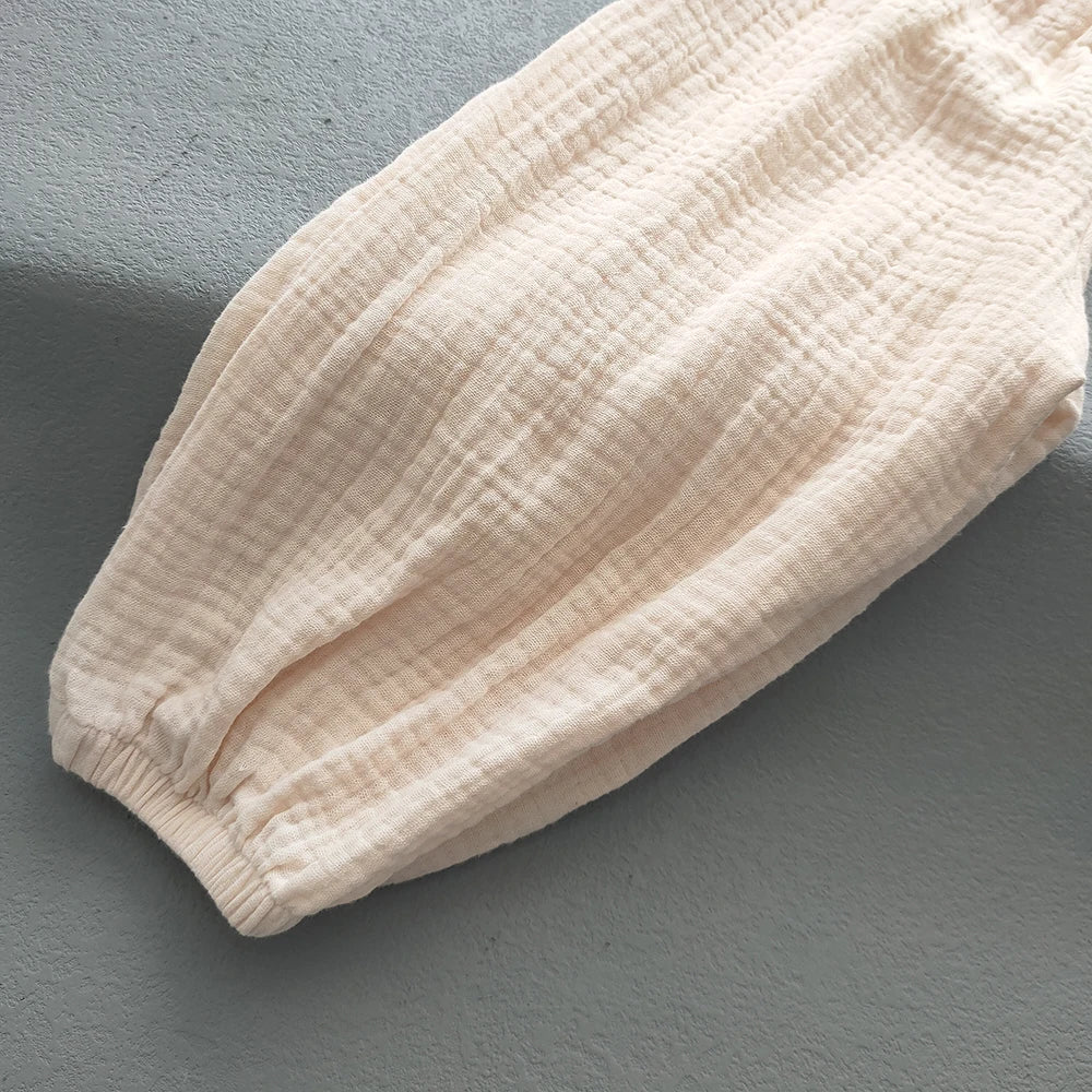 Children's Loose-Fit Pleated Pants