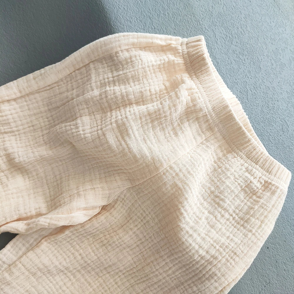 Children's Loose-Fit Pleated Pants