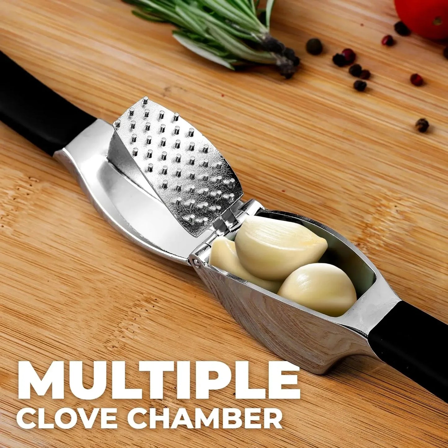Garlic Press & Peeler Set