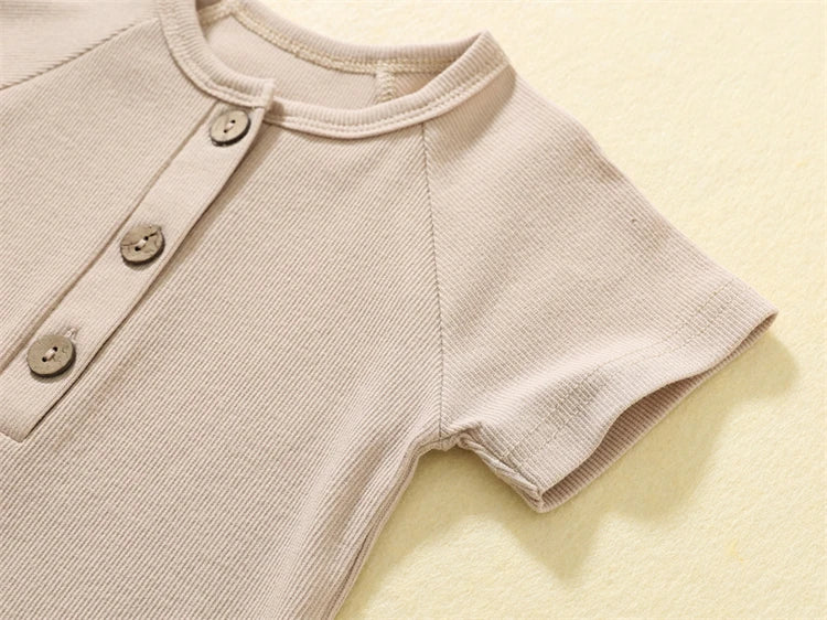 Breathable Baby Playsuit - Short Sleeve Romper