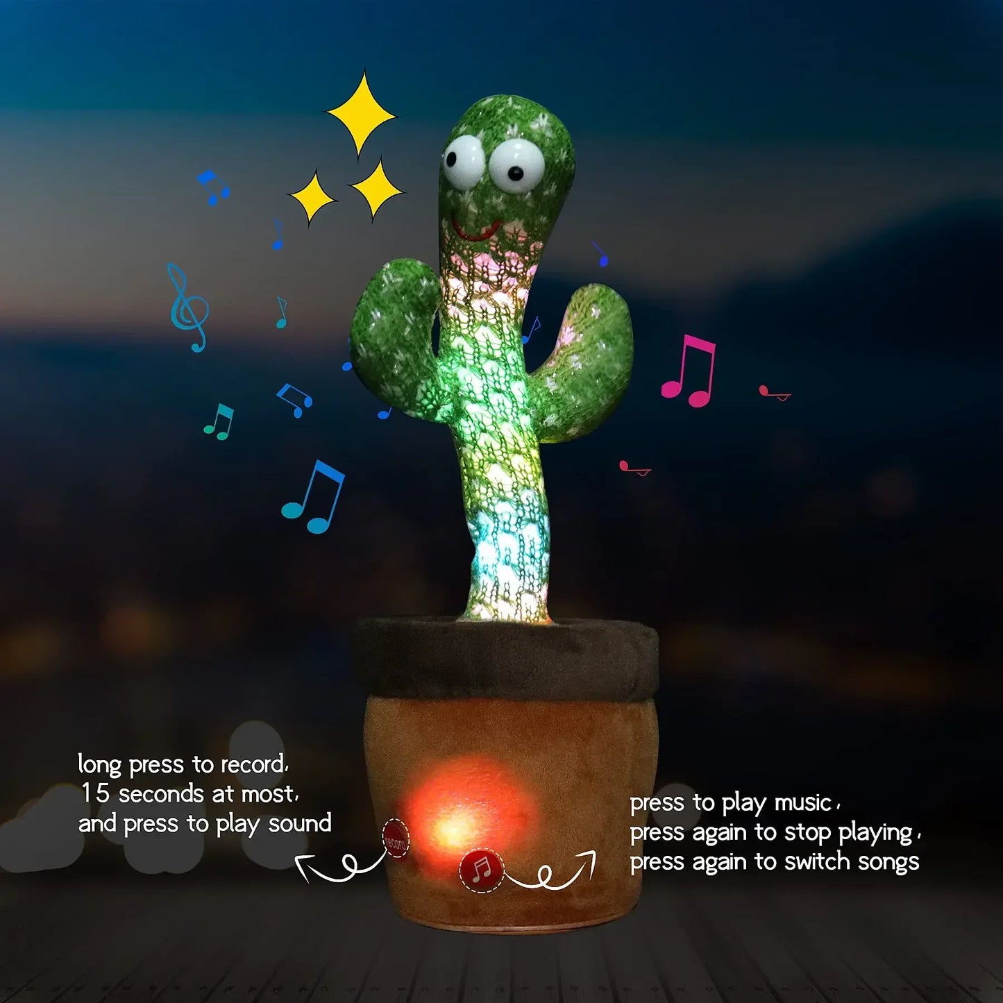 Dancing Talking Cactus Toy