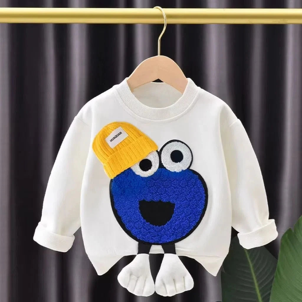 Children's Clothing Kids Boys Sweater Spring and Autumn Boys Girls Long Sleeved Bottoming Shirt Boy Baby Top