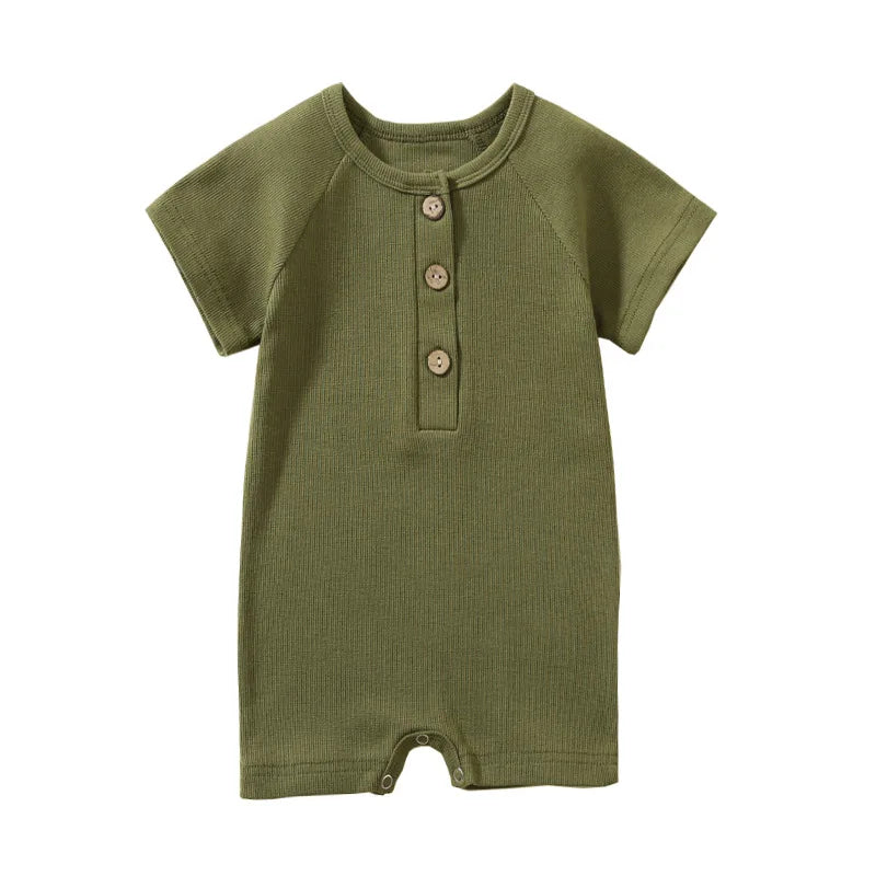 Breathable Baby Playsuit - Short Sleeve Romper