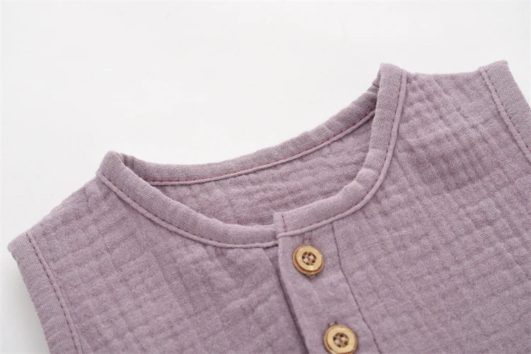 Baby Cotton Linen Romper
