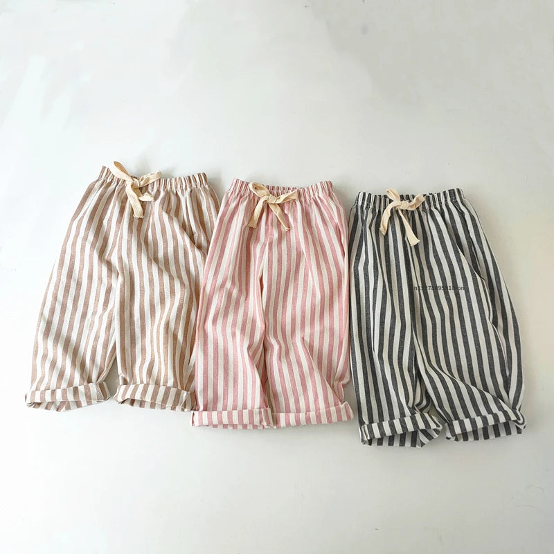 Boys' & Girls Vintage Cotton Pants