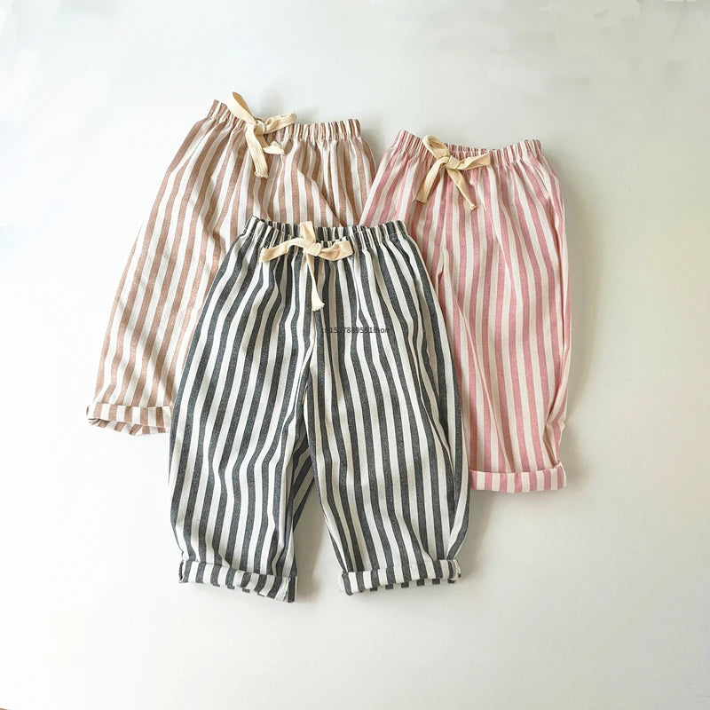 Boys' & Girls Vintage Cotton Pants