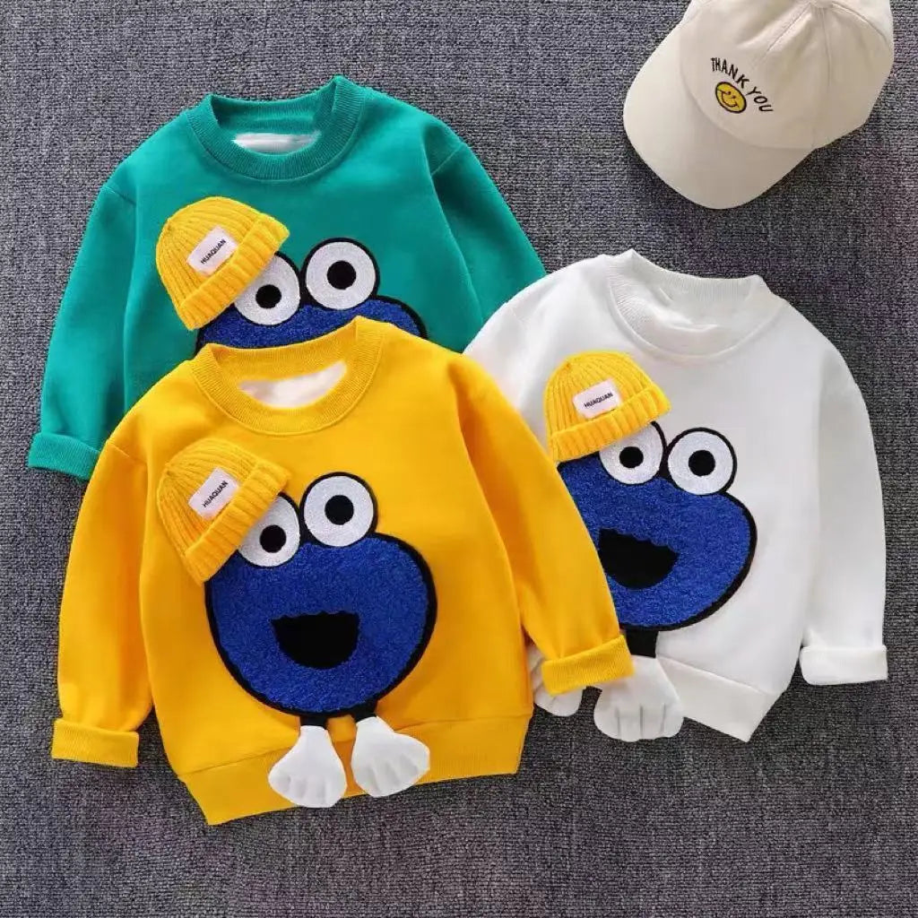 Children's Clothing Kids Boys Sweater Spring and Autumn Boys Girls Long Sleeved Bottoming Shirt Boy Baby Top