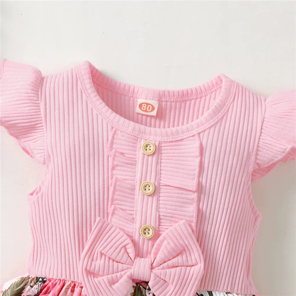 1-5 Years Little Girl Princess Dress Clothing Baby Girl Sleeveless Fashion Dress Children Daily Holiday Style Girl Clothes