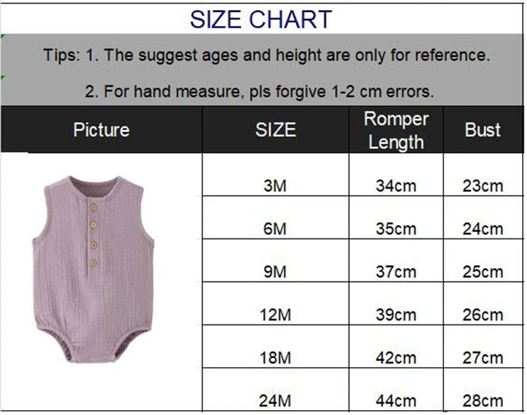 Baby Cotton Linen Romper
