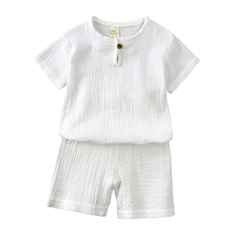 Cotton-Linen Kids Summer Set