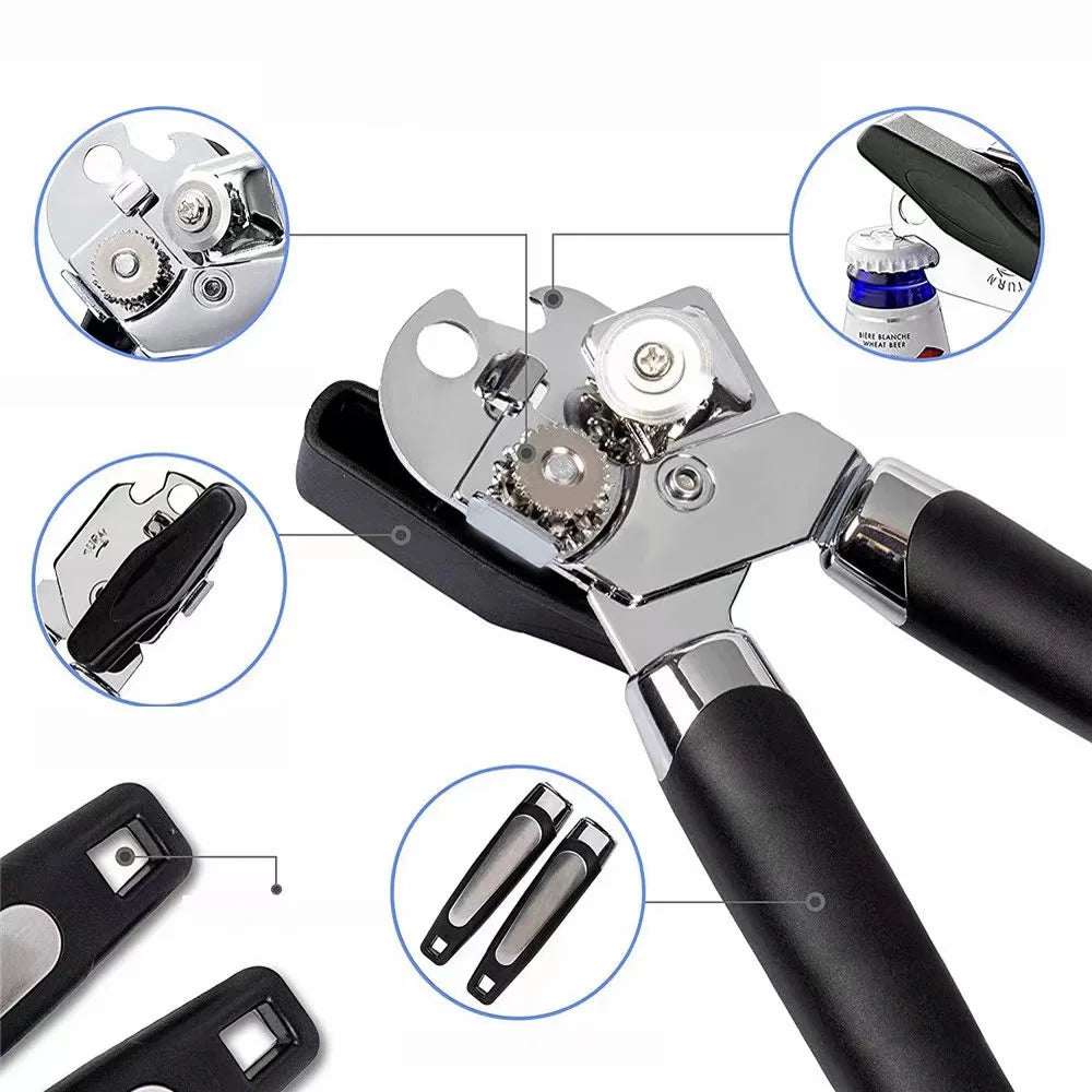 Multifunctional Stainless Steel Can Opener