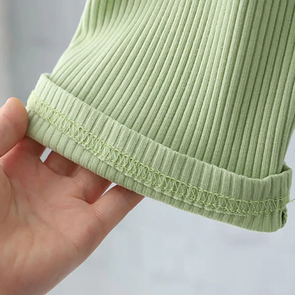 Sporty Striped Outfit Set