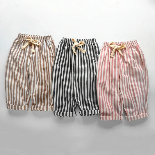 Boys' & Girls Vintage Cotton Pants