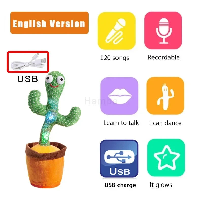 Dancing Talking Cactus Toy