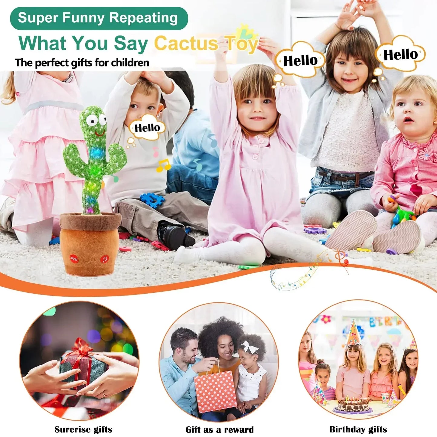 Dancing Talking Cactus Toy