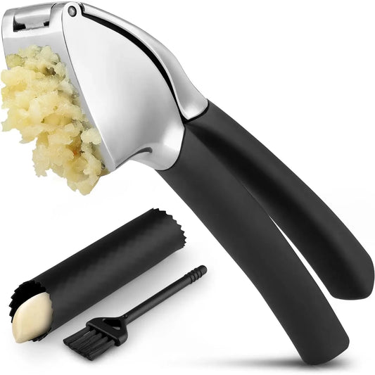Garlic Press & Peeler Set