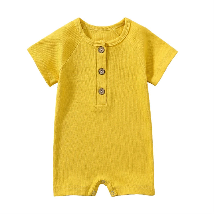 Breathable Baby Playsuit - Short Sleeve Romper