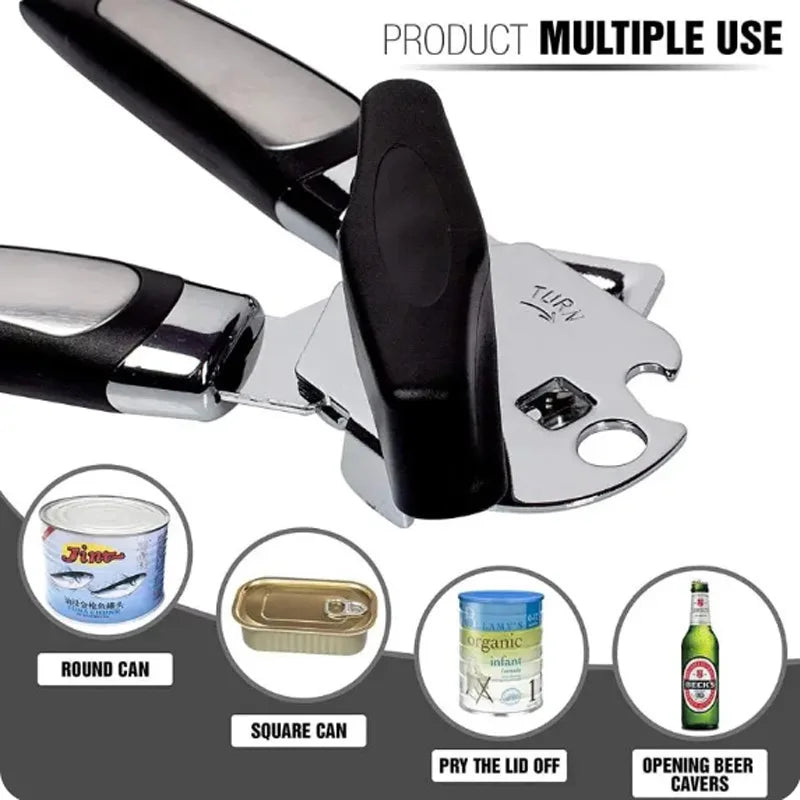 Multifunctional  Stainless Steel Can Opener