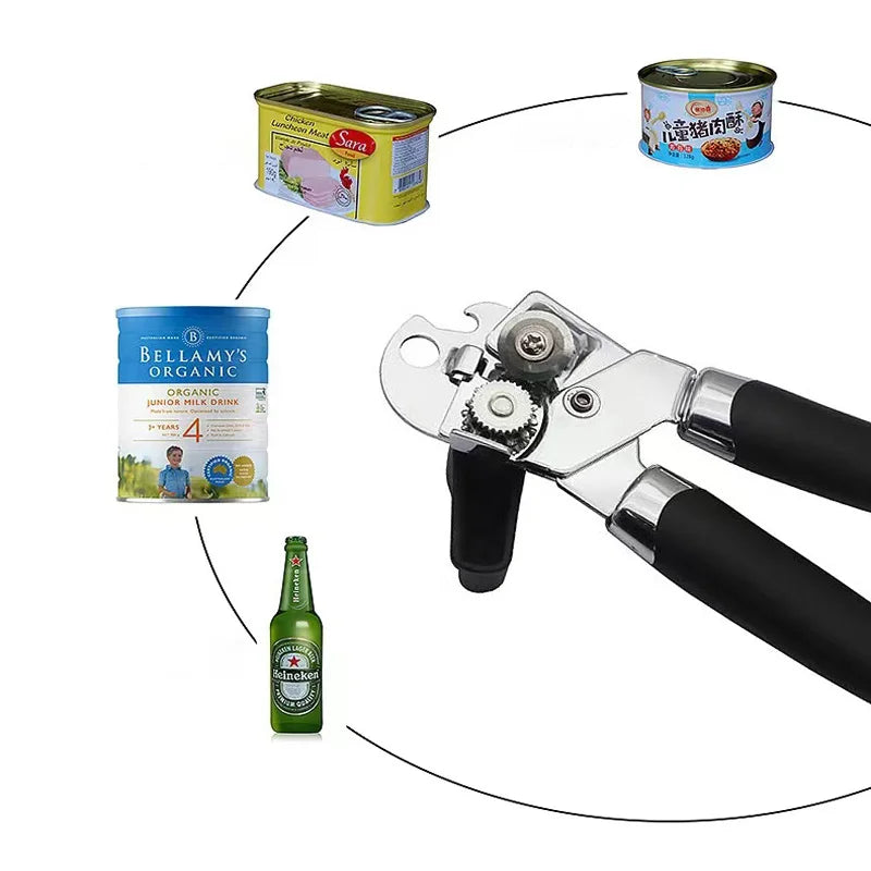 Multifunctional  Stainless Steel Can Opener