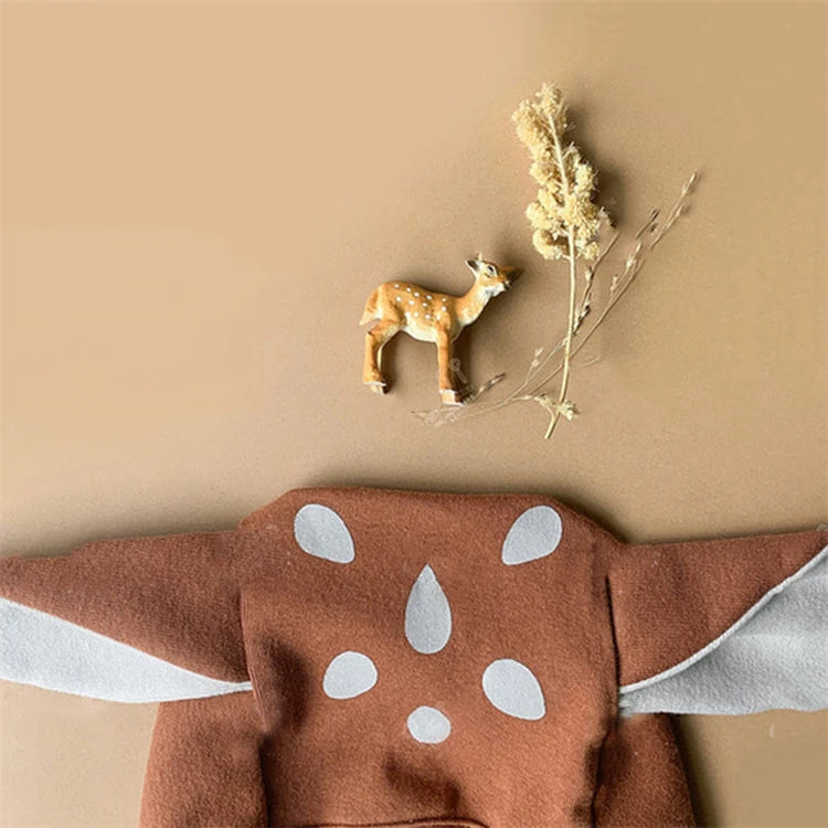 Adorable Infant Deer Costume Set - Romper + Matching Hat