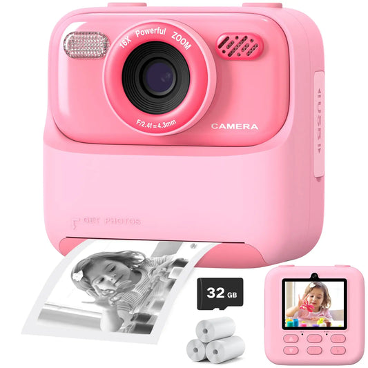 Upgrade Kids Camera - Instant 1080P HD Dual